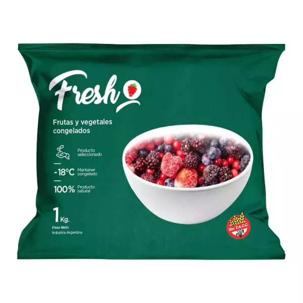 Mix Frutos Rojos C/Frutillas Fresh Iqf X 1 Kg