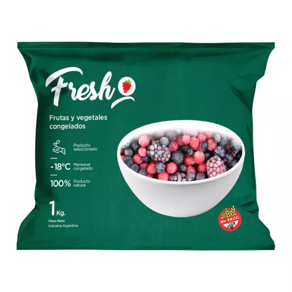 Mix Frutos Rojos S/Frutillas Fresh Iqf X 1 Kg
