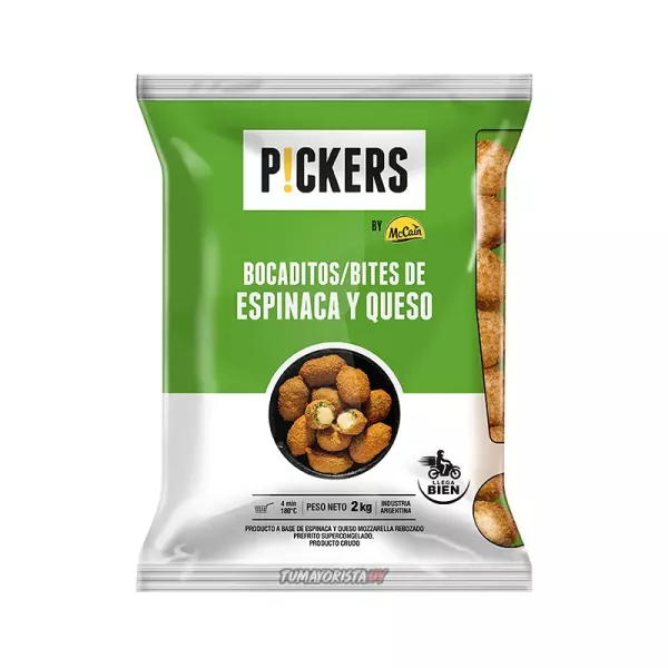 Pickers Mc Cain Bite Espinaca & Queso X 2 Kg.